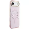 KARL LAGERFELD IML Choupettes KarlScript Logo MagSafe-hoesje voor iPhone Air, roze
