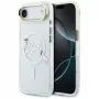 Karl Lagerfeld IML Choupettes KarlScript Logo MagSafe-hoesje voor iPhone Air, transparant