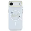 Karl Lagerfeld IML Choupettes KarlScript Logo MagSafe-hoesje voor iPhone Air, transparant