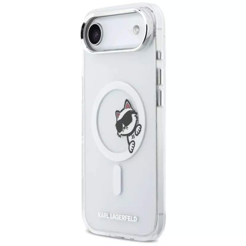 KARL LAGERFELD IML Peekaboo MagSafe-hoesje voor iPhone Air, transparant