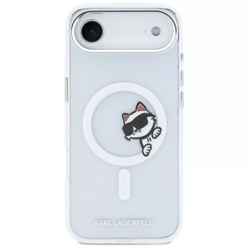 KARL LAGERFELD IML Peekaboo MagSafe-hoesje voor iPhone Air, transparant