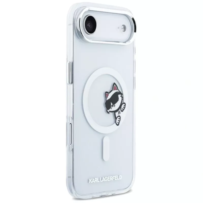 KARL LAGERFELD IML Peekaboo MagSafe-hoesje voor iPhone Air, transparant