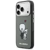 KARL LAGERFELD Karl & Choupette Back MagSafe-hoesje voor iPhone 17 Pro Max, zwart