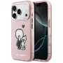 KARL LAGERFELD Karl & Choupette Back MagSafe-hoesje voor iPhone 17 Pro, roze