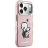 KARL LAGERFELD Karl & Choupette Back MagSafe-hoesje voor iPhone 17 Pro, roze