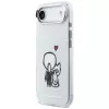 KARL LAGERFELD Karl & Choupette Back MagSafe-hoesje voor iPhone Air, transparant