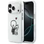 Karl Lagerfeld Karl & Choupette Back MagSafe-hoesje voor iPhone 17 Pro, transparant