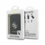 Guess 4G Stand & Mirror MagSafe-portemonnee met spiegel, zwart