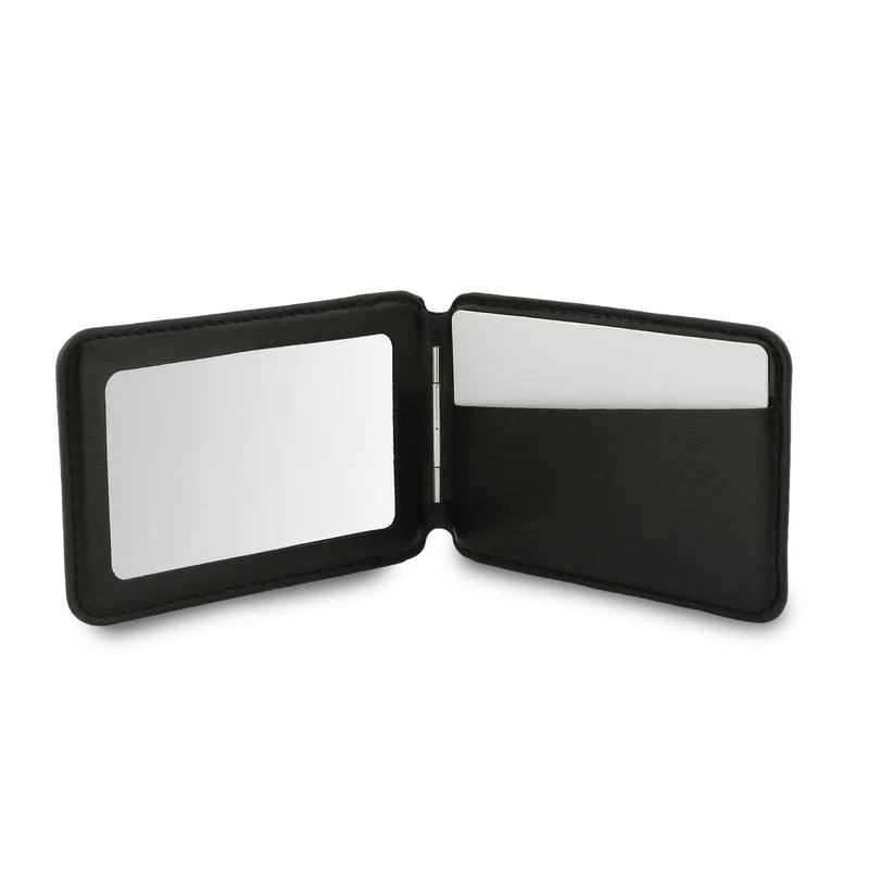 Guess 4G Stand & Mirror MagSafe-portemonnee met spiegel, zwart