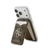 Guess 4G Stand & Mirror MagSafe-portemonnee met spiegel, bruin