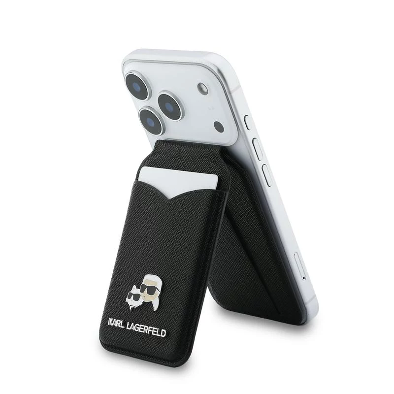 Karl Lagerfeld Stand Mirror MagSafe-portemonnee zwart