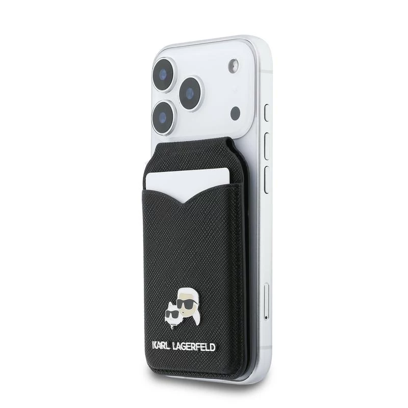 Karl Lagerfeld Stand Mirror MagSafe-portemonnee zwart