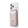 Karl Lagerfeld Stand Mirror MagSafe-portemonnee roze