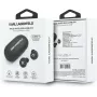 Karl Lagerfeld Saffiano Logo ENC TWS-oordopjes zwart