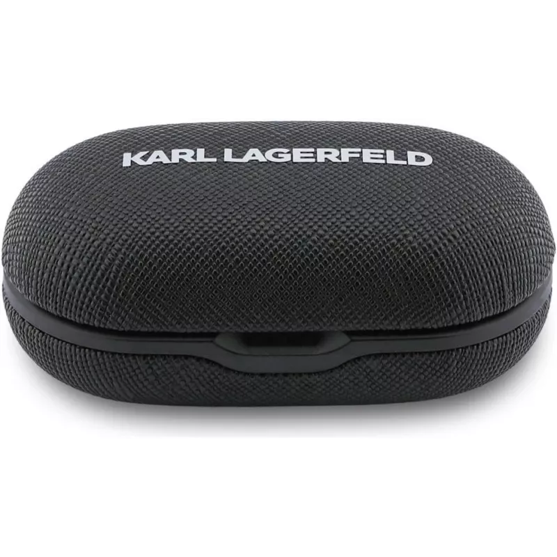 Karl Lagerfeld Saffiano Logo ENC TWS-oordopjes zwart