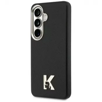 Karl Lagerfeld K Metal Logo MagSafe-hoesje voor Samsung Galaxy S26, zwart