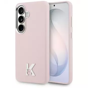 Karl Lagerfeld K Metal Logo MagSafe-hoesje voor Samsung Galaxy S26, roze