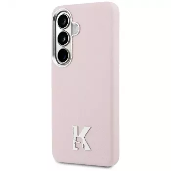 Karl Lagerfeld K Metal Logo MagSafe-hoesje voor Samsung Galaxy S26, roze