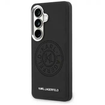 Karl Lagerfeld Perforated KLMagSafe-hoes voor Samsung Galaxy S26 zwart