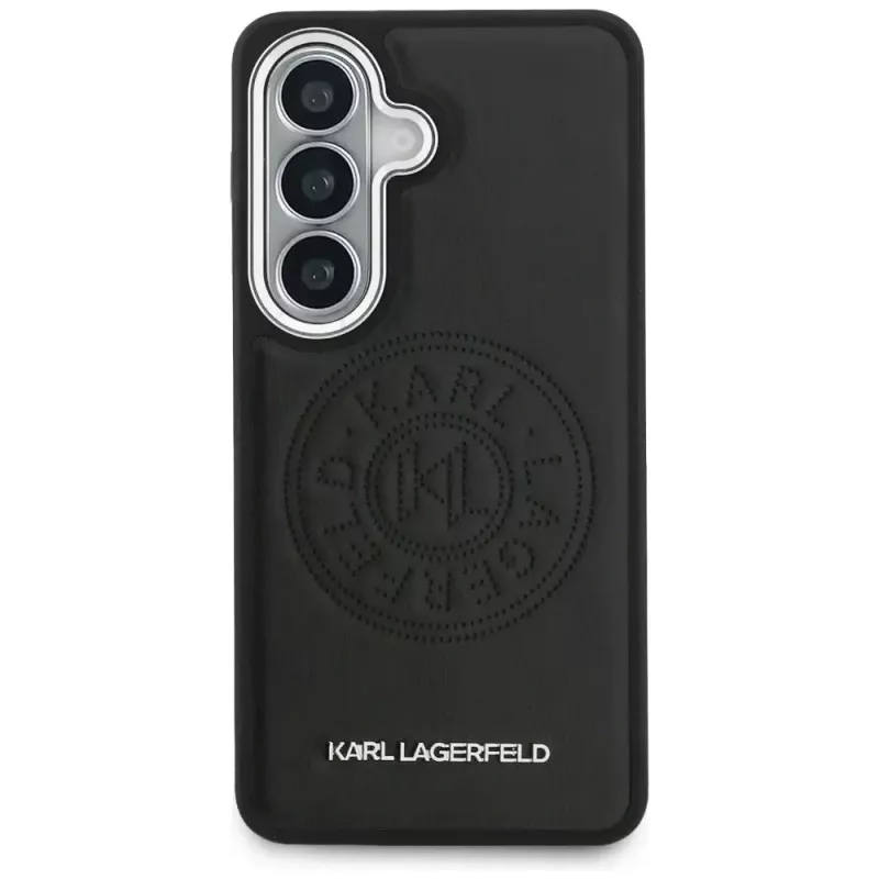 Karl Lagerfeld Perforated KLMagSafe-hoes voor Samsung Galaxy S26 zwart