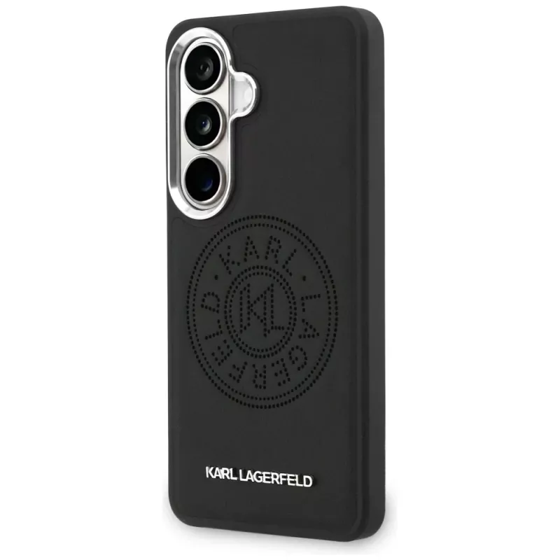 KARL LAGERFELD Perforated KLMagSafe-hoes voor Samsung Galaxy S26+ zwart