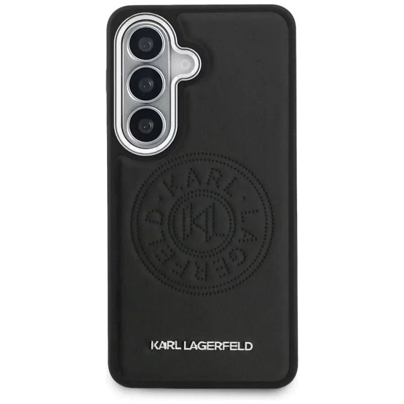 KARL LAGERFELD Perforated KLMagSafe-hoes voor Samsung Galaxy S26+ zwart