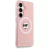 KARL LAGERFELD IML Repeated Choupette MagSafe-hoes voor Samsung Galaxy S26, roze
