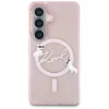 Karl Lagerfeld IML KC Script MagSafe-hoes voor Samsung Galaxy S26, roze