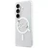 KARL LAGERFELD IML KC Script MagSafe-hoes voor Samsung Galaxy S26, transparant