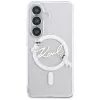 KARL LAGERFELD IML KC Script MagSafe-hoes voor Samsung Galaxy S26, transparant