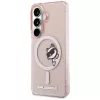 Karl Lagerfeld IML Peekaboo Choupette MagSafe-hoes voor Samsung Galaxy S26 - roze