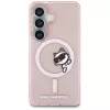 Karl Lagerfeld IML Peekaboo Choupette MagSafe-hoes voor Samsung Galaxy S26 - roze