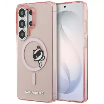 KARL LAGERFELD IML Peekaboo Choupette MagSafe-hoes voor Samsung Galaxy S26 Ultra, roze