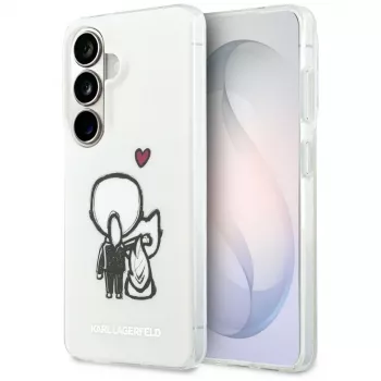 KARL LAGERFELD IML Karl & Choupette MagSafe-hoes voor Samsung Galaxy S26, transparant