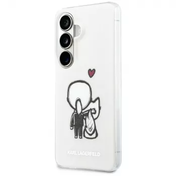 KARL LAGERFELD IML Karl & Choupette MagSafe-hoes voor Samsung Galaxy S26, transparant