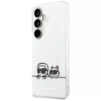 KARL LAGERFELD IML Peekaboo Karl & Choupette MagSafe-hoes voor Samsung Galaxy S26+ transparant