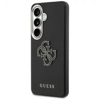 Guess Grained Big 4G Metal Logo-hoes voor Samsung Galaxy S26+ zwart