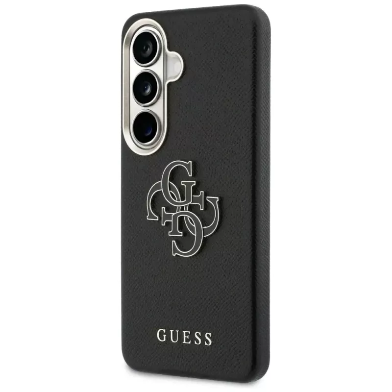 Guess Grained Big 4G Metal Logo-hoes voor Samsung Galaxy S26+ zwart