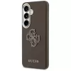 Guess Grained Big 4G Metal Logo-hoes voor Samsung Galaxy S26+ bruin