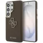 Guess Grained Big 4G Metal Logo-hoes voor Samsung Galaxy S26 Ultra - bruin
