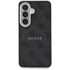 Guess 4G Embossed Ring MagSafe-hoes voor Samsung Galaxy S26 (zwart)
