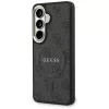 Guess 4G Embossed Ring MagSafe Case voor Samsung Galaxy S26+ (zwart)