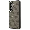 Guess 4G Embossed Ring MagSafe Case voor Samsung Galaxy S26+ (bruin)