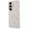 Guess 4G Embossed Ring MagSafe Case voor Samsung Galaxy S26 (roze)