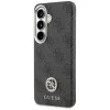 Guess 4G Rhinestone Round Logo MagSafe Case voor Samsung Galaxy S26 (zwart)
