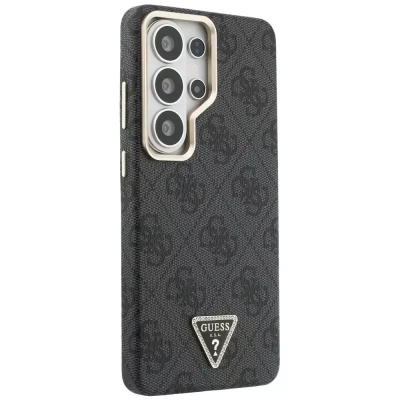 Guess 4G Triangle Logo MagSafe Case voor Samsung Galaxy S26 Ultra (zwart)