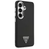 Guess Fixed Glitter Triangle MagSafe Case voor Samsung Galaxy S26+ zwart