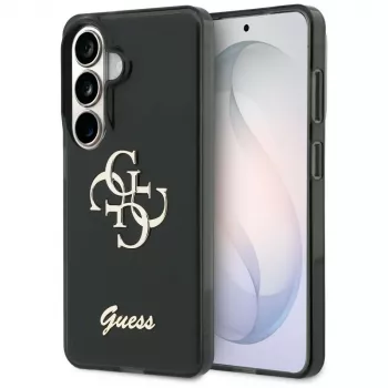 Guess IML Big Metal 4G Script Case voor Samsung Galaxy S26 (zwart)