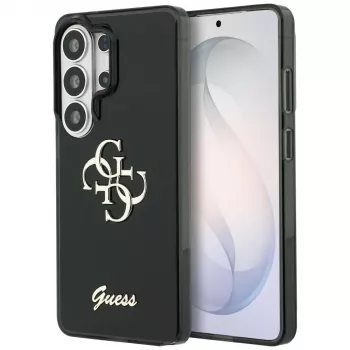 Guess IML Big Metal 4G Script Case voor Samsung Galaxy S26 Ultra (zwart)