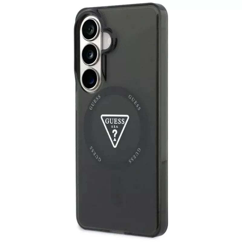 Guess IML Gradient Triangle MagSafe Case voor Samsung Galaxy S26 - zwart